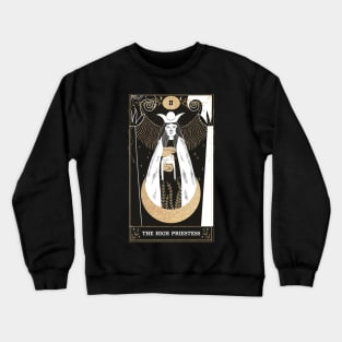 The High Priestess Tarot Card Crewneck Sweatshirt